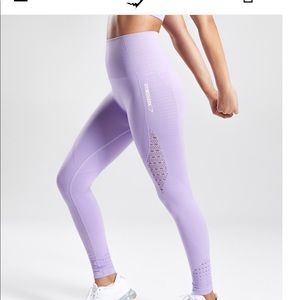 Seamless high waisted legging PURPLE